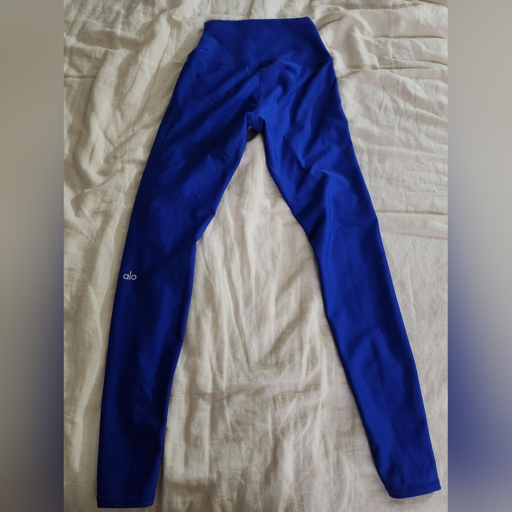 Alo Colbalt Blue High Waist Airlift Leggings